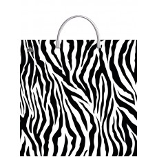 Пакет ПВД с пластиковой ручкой 350*360*0,085 Зебра цена за 10шт!